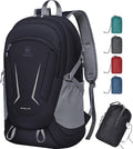MIYCOO Backpack - Ultra Lightweight Packable Backpack for Travel Camping, Hiking Back Pack Waterproof Foldable Daypack for Men Women Black