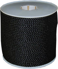 T.W Evans Cordage 377 Black Polypro Rope, 3/8-Inch x 600-Feet