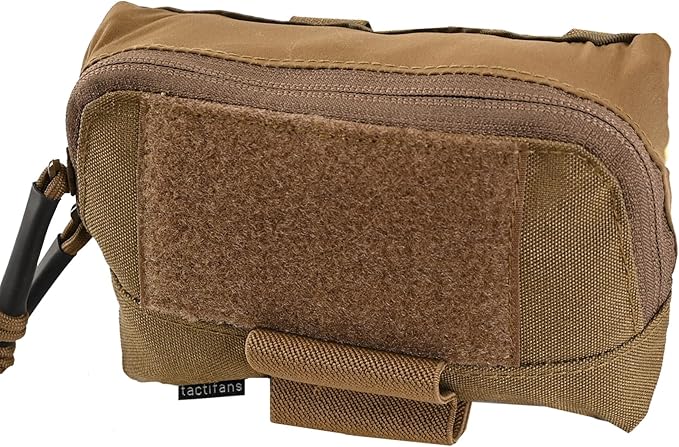Tactical Molle Admin Pouch Chest Rig Small Molle Chest Pouch Utility MOLLE/Belt Pouch Tactical Vest Pouch Storage Organizer Panel for Tactical Vest 1.75'' Belt Molle Platform
