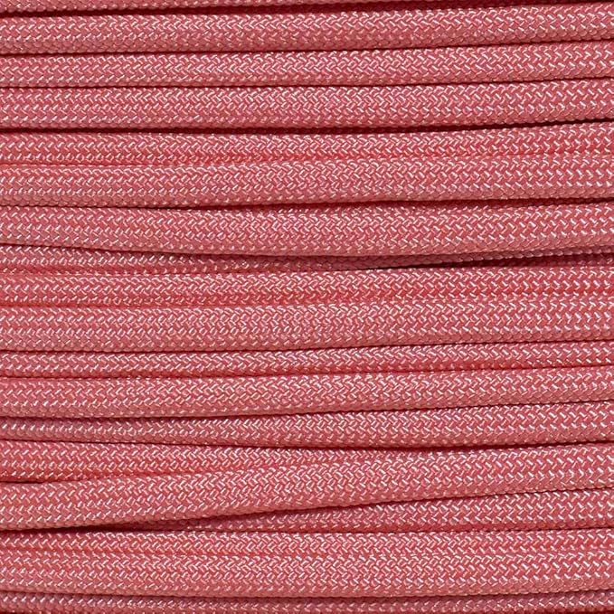 Paracord Planet Solid Color 550lb Paracord – 7 Strand Type III Nylon Cord for Indoor and Outdoor Tasks – FS Pink (10 ft)
