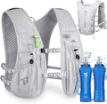 BECOJADDE Running Vest Hydration Backpack for Men Women, 5L Lightweight Running Backpack Hydration Pack for Marathon, Trail, Cycling, Hiking, Jogging