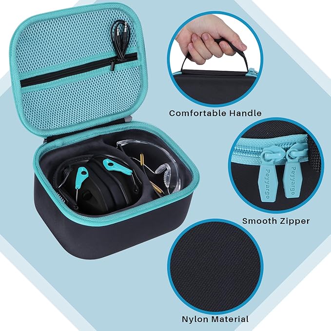 Storage Case Compatible with Walker's Razor Slim Shooting Hearing Protection Electronic Earmuffs