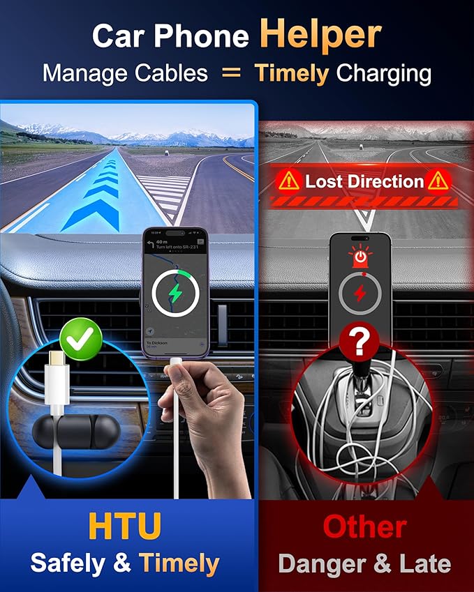 2026 Ultimate Best【True Military-Grade & Safety Cert】Car Phone Holder HTU【Upgraded 360 Rotation & 100+LBS Strongest Suction】5-in-1 Truck Windshield Dashboard Vent Mount Stand for iPhone Android, Black