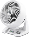 Vornado 533DC Energy Smart Small Air Circulator Fan with Variable Speed Control, White