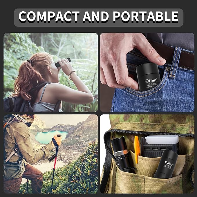 Olimt 8x32 Monocular Telescope Mini Pocket Monocular Compact Monoculars for Adults