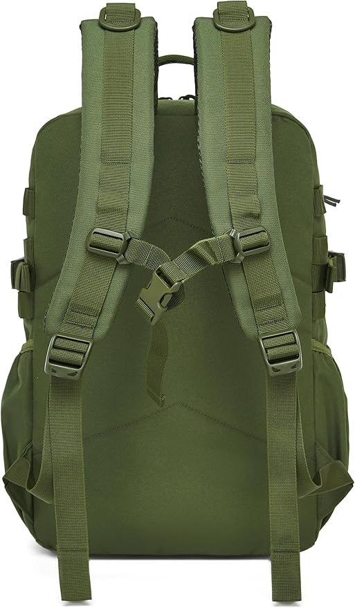Wotony Tactical Backpack - Military waterproof backpack with multiple pockets and tactical gear for the outdoors (army green, 30L)