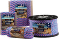 HERCULES 750lb Paracord 4mm 11 Strands Tactical Parachute Cord, 50' 100' 250' 1000' Utility Rope for Camping, Survival, Outdoor Gear (Pink Blue Plaid, 100FT)