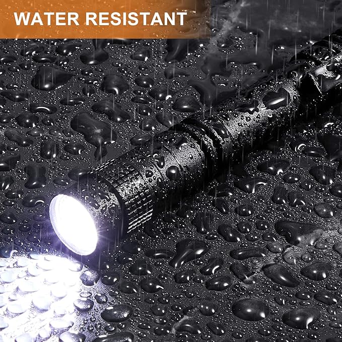 Honoson 10 Pieces Mini Pen Light Flashlight Small LED Pen Light Aluminum Pocket Flashlight with Clip for Inspection Camping Emergency Diary Lighting(5.2 Inches)