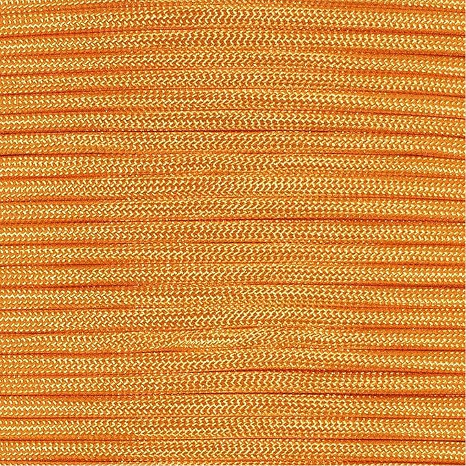 Paracord Planet Solid Color 550lb Paracord – 7 Strand Type III Nylon Cord for Indoor and Outdoor Tasks – Goldenrod (250 ft)