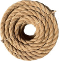 ATERET Twisted ProManila - UnManila Rope I 1 1/4 inch x 100 feet I 3 Strand Synthetic Polypropylene Rope I Multipurpose, Lightweight, Weather-Resistant Cord for Decor, Landscaping & DIY Projects