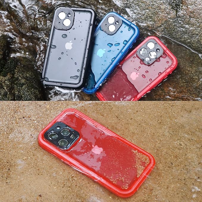 SPORTLINK Design for iPhone 14 Pro Max Waterproof Case - Shockproof Dustproof Phone Case with Screen Protector for iPhone 14 Pro Max, Full Body Protective Case 6.7'' Pink