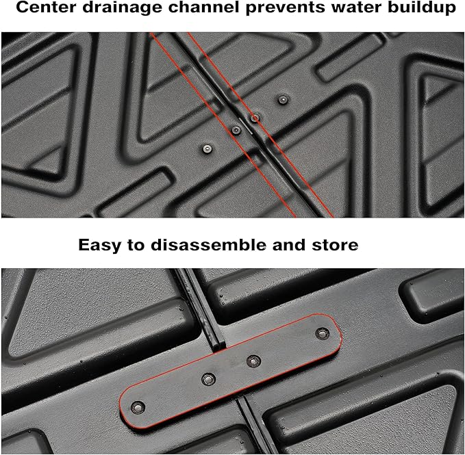 Truck Bed Slide Out Cargo Tray, 56" L x 42.9" W Size Slide-Out Truck Bed Organizer Tray for 5’+Long Beds, Sliding Truck Organizers and Storage Tray with Open Hooks & Elastic Cargo Net