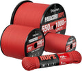 Paracord Rope 550 lb - 100ft 5/32" Parachute Cord 4MM 7-Strand para Cord - Heavy Duty Spool String for Survival,Camping Gear, Survival Bracelet, Clothesline - Red