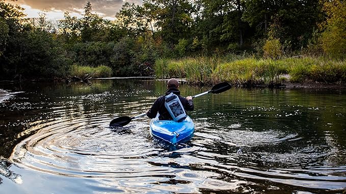 Piscifun Dry Bag, Waterproof Floating Backpack 10L/20L/30L/40L with Waterproof Phone Case for Boating, Kayaking, Fishing