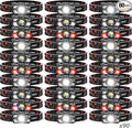 Headlamp Rechargeable 60Pack, 3000 Lumen Ultra-Light Bright Headlamp Flashlight with White Red Light, LED Headlight, 5+5 Mode for Outdoor Camping Fishing Running Hiking (60)