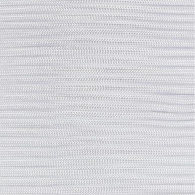 Paracord Planet Solid Color 550lb Paracord – 7 Strand Type III Nylon Cord for Indoor and Outdoor Tasks – White (50 ft)