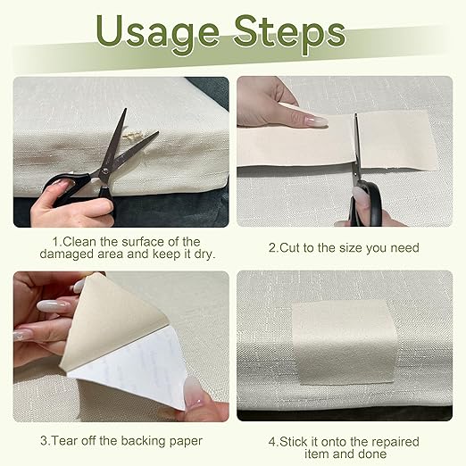 Besezx Canvas Repair Tape,Outdoor Gear Patch, 3x79 Inches,Waterproof Self-Adhesive Fabric Repair Tape for Repairing Boat Covers,Sun Shades,Sofas,Tents,Lounge Chairs,Awnings (Charcoal Grey)
