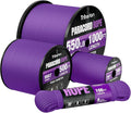 Paracord Rope 550 lb - 100ft 5/32" Parachute Cord 4MM 7-Strand para Cord - Heavy Duty Spool String for Survival,Camping Gear, Survival Bracelet, Clothesline - Purple