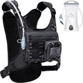 Zelvot Running Vest with 2L Water Bladder, Hydration Backpack, U.S. Original Design Patent, Lightweight Hydration Pack with Gear Holder, Reflective Chest Pack for Men Women for Marathon