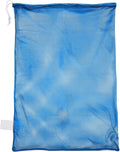 Champion Sports Mesh Equipment Bag – Heavy-Duty Nylon Drawstring Bag with Lock & ID Tag, Breathable Storage Sack for Balls, Swim Gear, Laundry & Toys, Multiple Sizes & Colors